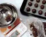 A picture of step 14 of Crispy Chocolate Snowballs.