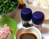 A picture of step 1 of A Family Favorite: Japanese Flavored Spinach Fried Rice.