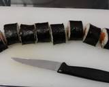 Kimbab Teriyaki langkah memasak 8 foto