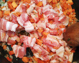 Foto del paso 2 de la receta: Estofado de lentejas con chistorra, chorizo y panceta