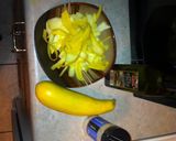 A picture of step 2 of Yellow squash Noodles (Non-Pasta) & Garlic Shrimp.