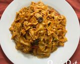 A picture of step 4 of Garlic Chives and Olives Farfalle.
