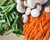Foto langkah ke 1 dari resep Vegetable Teppanyaki.