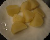 A picture of step 2 of Warm Salad with Rich Cheese Dressing.