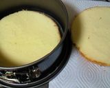 A picture of step 2 of Strawberry Tiramisu Mousse Cake.