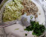 A picture of step 2 of Leftover rice and lauki uttapam.