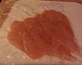 A picture of step 6 of Chicken Paillard.