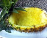 A picture of step 4 of Pineapple Fried Rice/ Vegetarian.