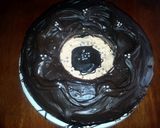 A picture of step 8 of Dark fantasy cake.