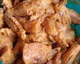 A picture of step 1 of Crispy hot wings.