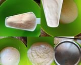 A picture of step 1 of Tri-colour Semolina Idli.