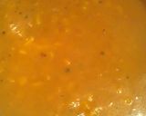 A picture of step 4 of Vickys Sweetcorn & Pumpkin Bisque, GF DF EF SF NF.