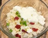 A picture of step 2 of Samak Curd Rice.