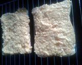 A picture of step 3 of Welsh Rarebit (aka Welsh Rabbit).