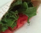 A picture of step 2 of Dean's Simple Maryland Style Crab Crunch Salad Pita Pocket.