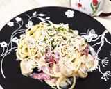 Foto langkah ke 6 dari resep Spaghetti Saus Carbonara.