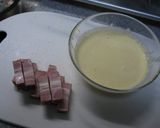 A picture of step 2 of Carbonara with White Miso.