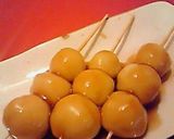 A picture of step 7 of Mitarashi Dango with Tofu for Cherry-Blossom Viewing.