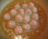 A picture of step 2 of Meatballs in Sweet & Sour Ankake Sauce.