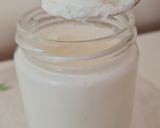 Foto del paso 2 de la receta: Yogur con iniciador de leche de búfala al matcha con avellanas 🍵