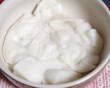 A picture of step 3 of Japanese Mochi Rice Cake Gratin.