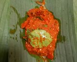 Foto langkah ke 5 dari resep Pepes Ikan Kembung bumbu pedas.