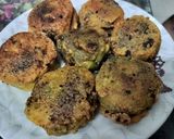 A picture of step 5 of Leftover palak paneer kofta cutlets.