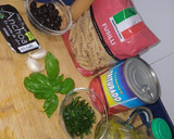 Foto del paso 1 de la receta: Espirales con anchoas y albahaca
