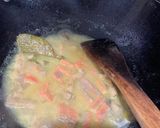 Foto langkah ke 3 dari resep Salmon+Tempe kuah Lodeh.