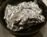 A picture of step 4 of Easy Cod and Mushrooms Foil Bake.