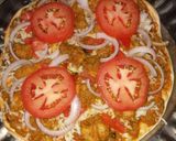 চিজি চিকেন মাখানি পিজ্জা(chicken makhni pizza recipe Bengali) রেসিপির ধাপ 6 ছবি