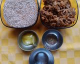 A picture of step 1 of Tilkut Chikki.