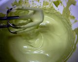 A picture of step 3 of Easy Matcha Cream for Crepe or Dorayaki.