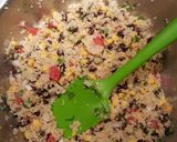 A picture of step 6 of Zesty quinoa salad & chicken tacos.