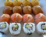 A picture of step 6 of Bite-Sized Sushi for Parties.
