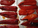 Sültpaprika saláta / Asadillo grillezett camemberttel
