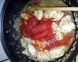 A picture of step 3 of Chicken Cacciatore.