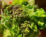 A picture of step 2 of Minty yoghurt salad.