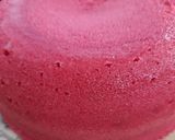 A picture of step 5 of Eggless Microwave Red Velvet Cake.