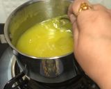 A picture of step 4 of Orange Kheer/ Kheer Komola.