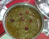 A picture of step 13 of Sarson ka saag.