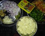 A picture of step 1 of Tawa Paneer Bhurji.