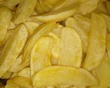 A picture of step 4 of Deep fried potato wedges.