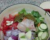 A picture of step 1 of Vegetable Soup.