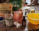 A picture of step 1 of SF, Gluten Free, Vegatarian, Cashew flour Choc. Chip cookies.