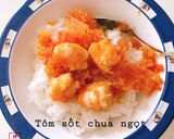 Hình bước làm 3 của món Tôm sốt chua ngọt