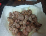 Foto del paso 1 de la receta: Guisantes compuestos con pavo