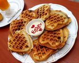 A picture of step 14 of Pizza waffles.