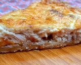 Une image de l'étape 7 de Quiche au poulet.