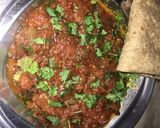 A picture of step 5 of Jhat pat timater chutney.